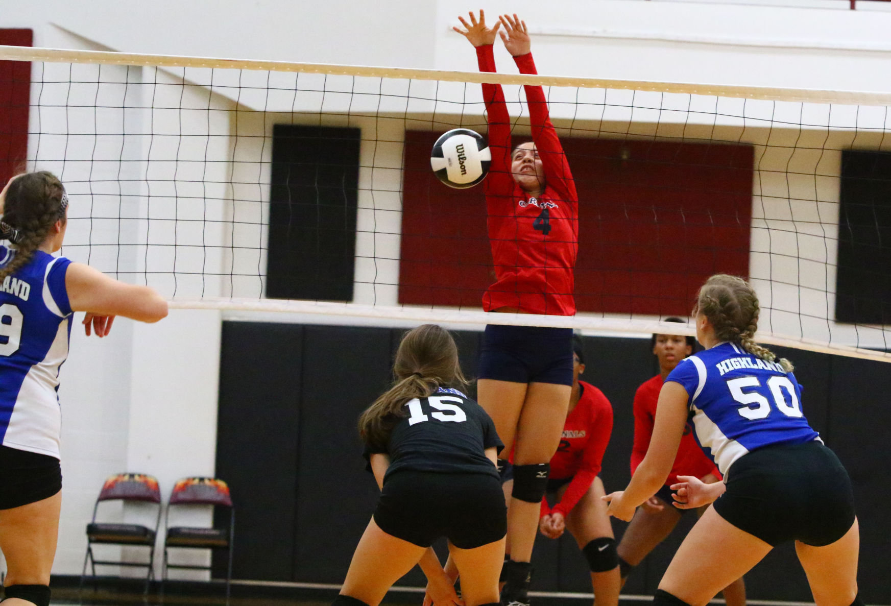 Gallery: Volleyball Sectional - East Chicago vs. Highland